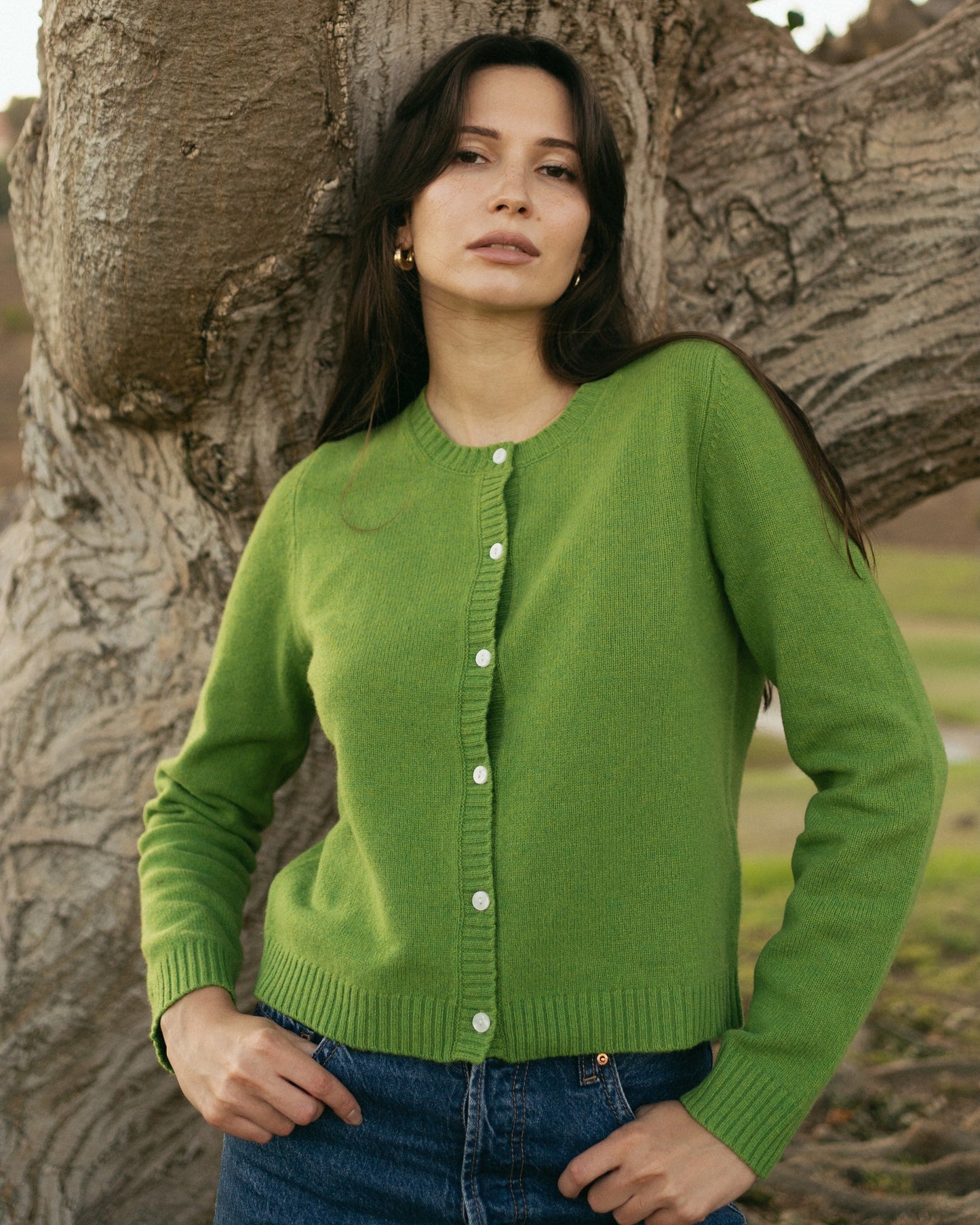 Jane Cardigan in Green