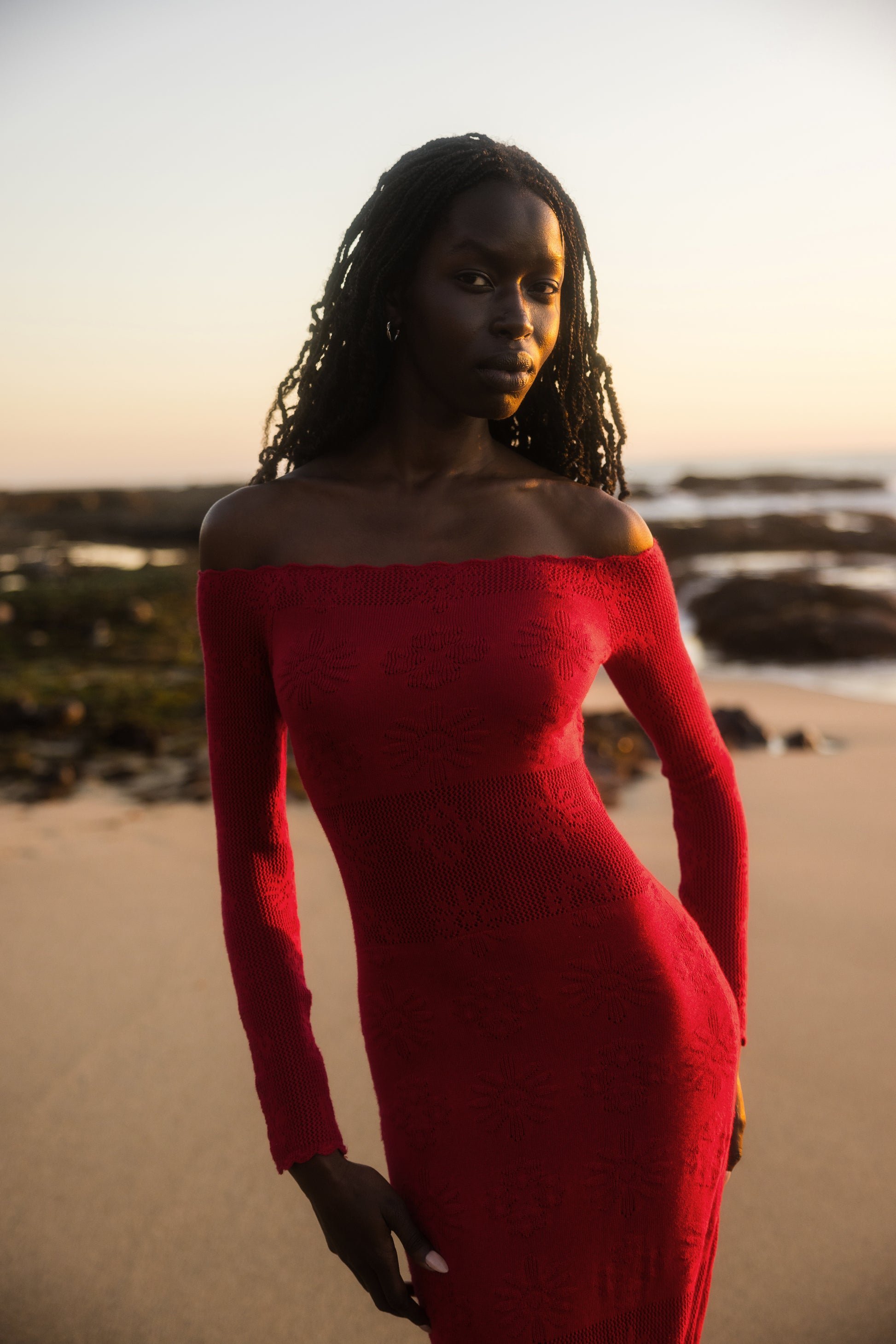 luna red dress Lane and Sass | Luna Gown - Red