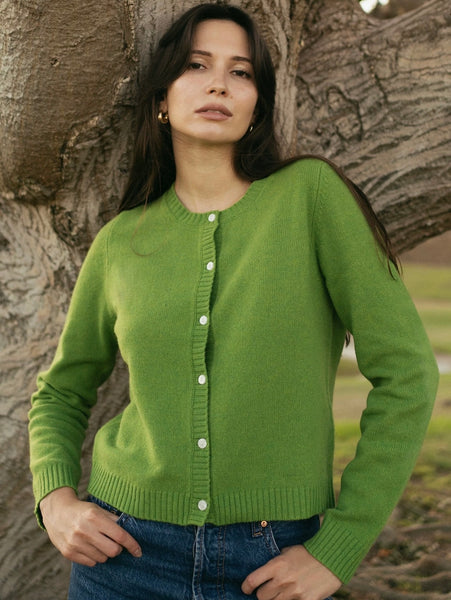 Jane Cardigan in Green – Nello June
