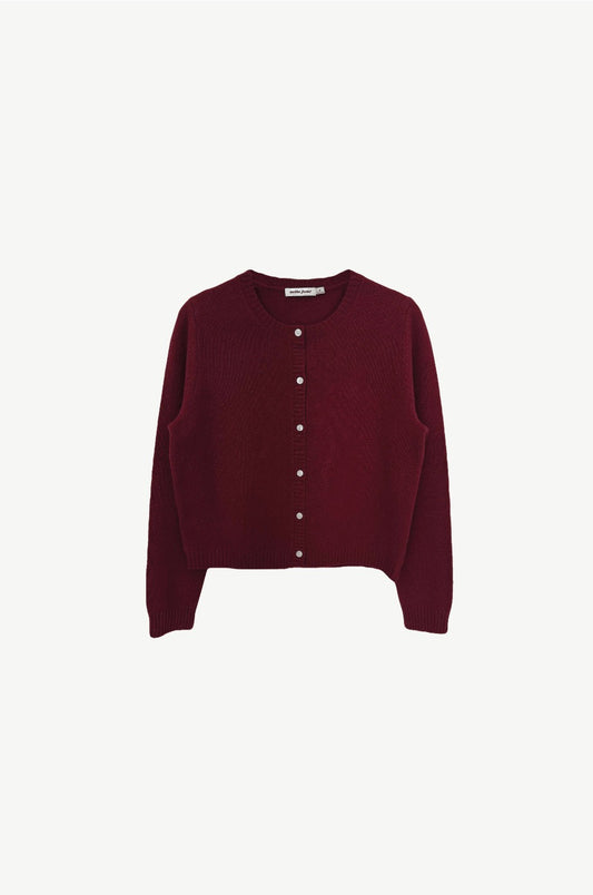 Jane Cardigan in Burgundy