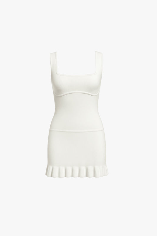 Isabel Mini Dress in Ivory